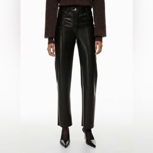 Aritzia Black High-Waisted Pants